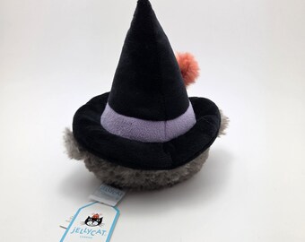 Jellycat Heccaty Hootnightly Owl Plush Halloween Witch Hat Pre