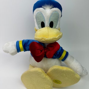 Disney Vintage Plush Donald Duck Large, Vintage Collectible (14 inch)