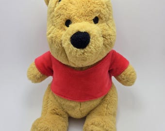 Disney Winnie the Pooh zacht pluche, vintage verzamelobject, uitstekende staat zonder tags (10 inch)