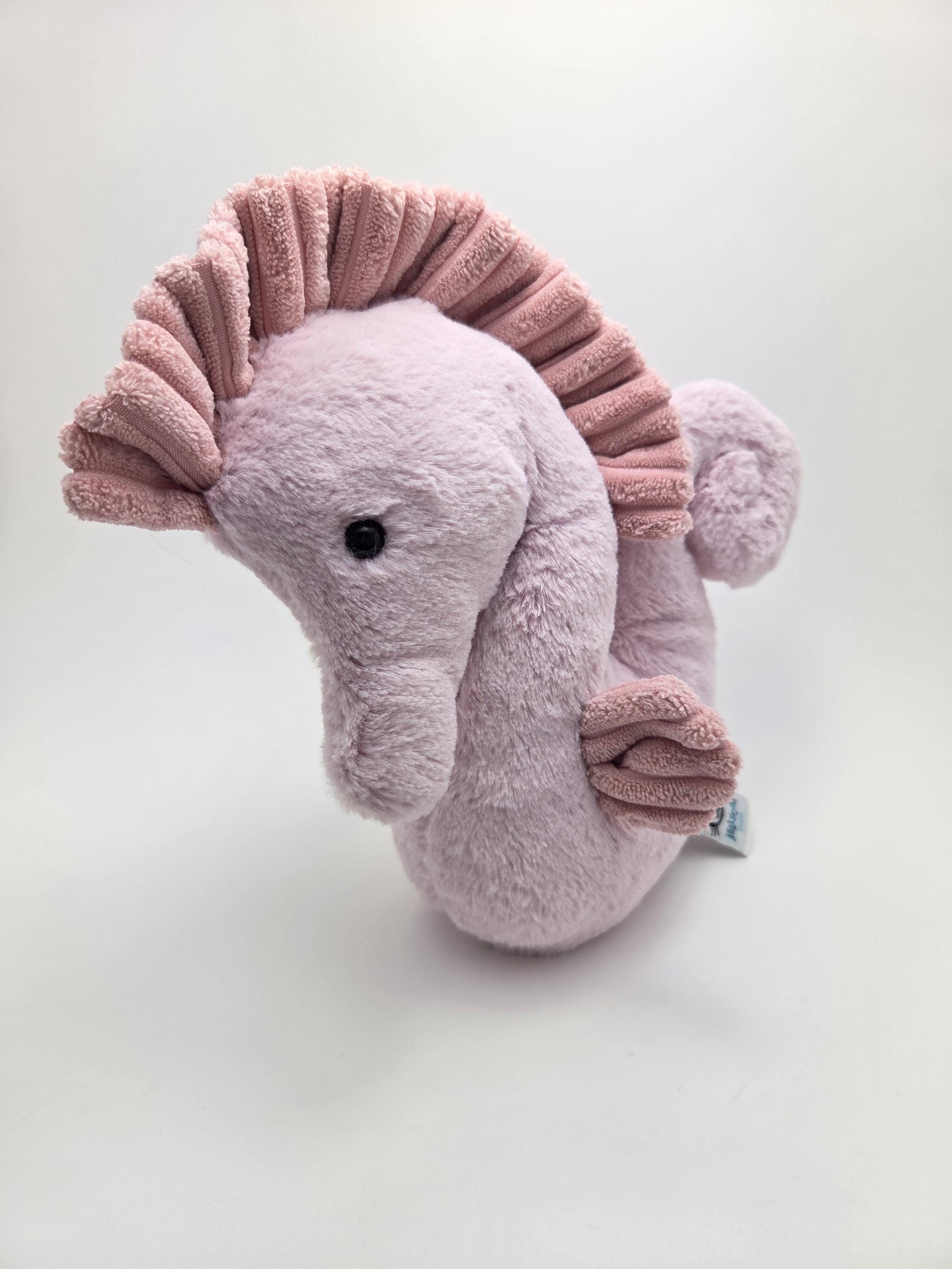 公式サイト Jellycat Tags Without New Collectible Pink Seahorse Sienna 小物