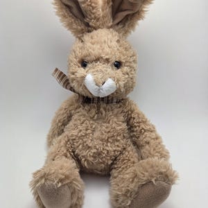 Russ &quot;Burr&quot; The Bunny Stuffed Animal Plush, Big Eyes, Vintage Collectible (12 inch)