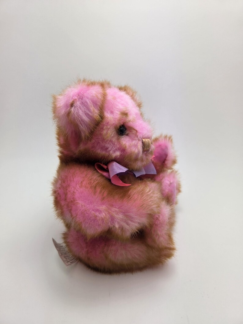 Vintage Dan Dee Pink Teddy Bear Plush (6 Inch) - Etsy