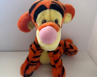 Peluche vintage Disney Company "Tigger", la tigre di Winnie the Pooh, oggetto da collezione vintage, in ottime condizioni senza etichette (30 cm)