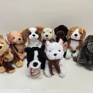 Ty Beanie Baby Dogs - Dog Beanie Babies (6 inch) Vintage Beanies
