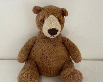 Russ Plush “Bubba” the Brown Sitting Teddy Bear, New Condition without Tag (6 inch)