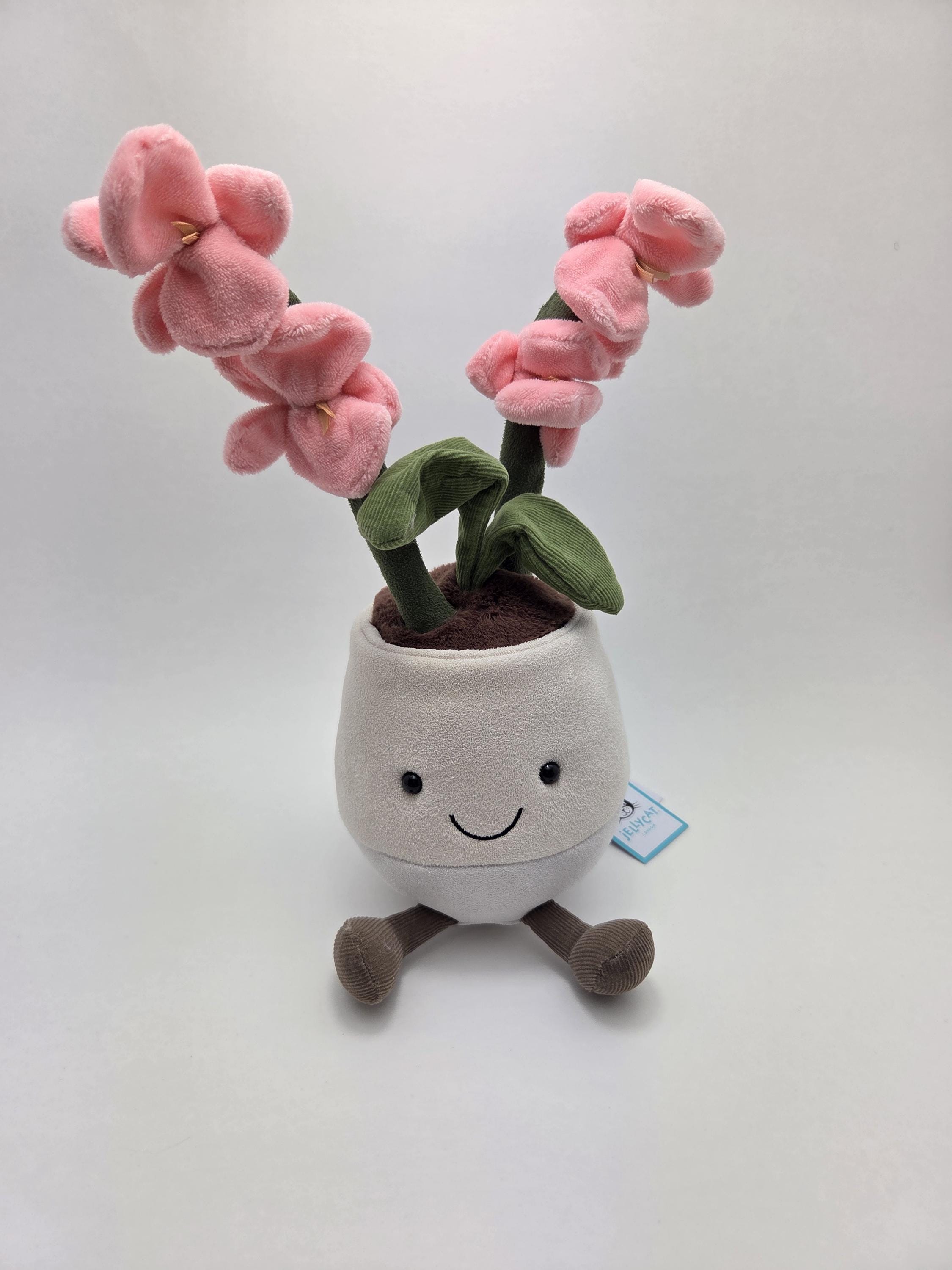 Jellycat Amuseables Pink Orchid New With Tags Collectible (12 Inch