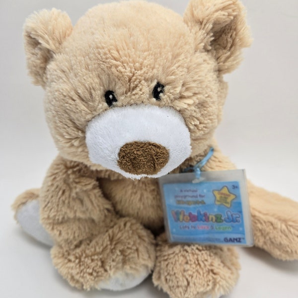 Webkinz plush toy with code
