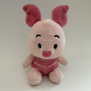 Disney Hong Kong, Vintage Plush Piglet from Winnie the Pooh, No Tag ~ 6 inch