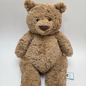 Jellycat Large Bartholomew Bear Plush Rare Collectible Mint Tags (14 inch)