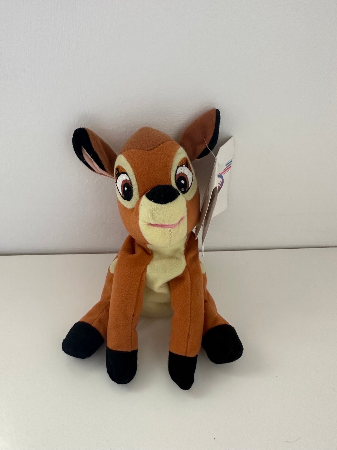 Disney Vintage Bambi Plush, Vintage Collectible, New With Tags (6
