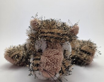 Vintage Webkinz tijgerknuffel zonder label, Ganz-pluche (8 inch)