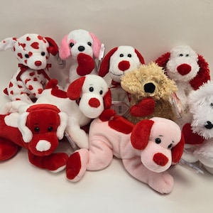 Ty Beanie Baby Dogs - Dog Beanie Babies (6 inch) Vintage Beanies