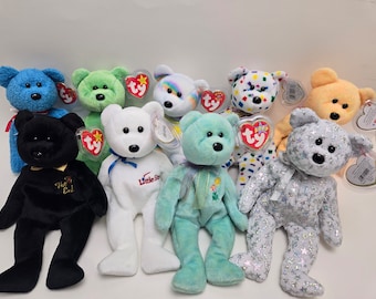 Ty Beanie Baby Bears - Ty Beanie Babies (8 inch) Vintage Beanies
