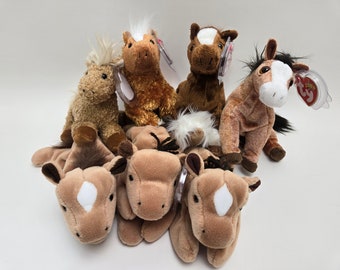 Ty Beanie Baby Horses - Ty Beanie Babies (6 inch) Vintage Beanies