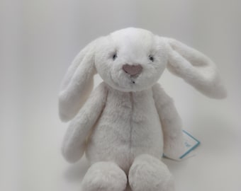 Jellycat Little Bashful Cream Bunny Plush Pre Owned Retired (8