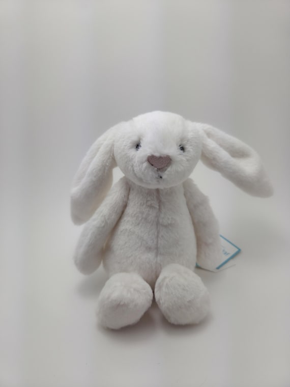 Jellycat Little Bashful Cream Bunny Plush Pre Owned Retired (8