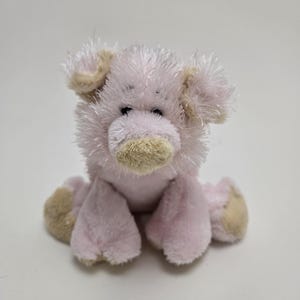 Vintage Webkinz Lil Kinz Pig Plush with No Tag, Ganz Plush (6 inch)