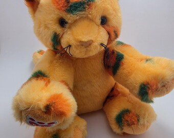 Build a Bear - oranje pompoen kat Halloween zeldzaam moeilijk te vinden (12 inch)