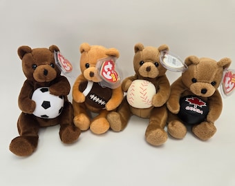Ty Beanie Baby Sport Bären - Ty Beanie Babies (8 inch) Vintage Mützen