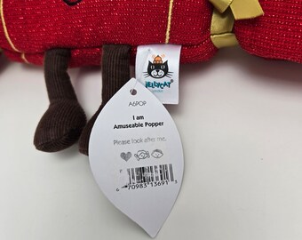 廃盤  Amuseable Popper 新品·タグ付き Jellycat Amuseable Popper Collectible New With Tags! (7 Inch