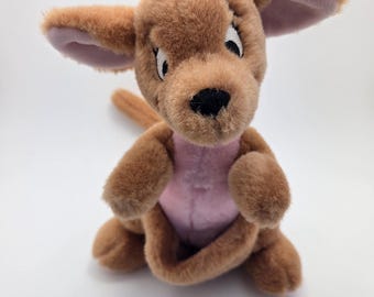 Disney Vintage pluche "Roo" de kangoeroe van Winnie the Pooh, vintage verzamelobject, uitstekende staat zonder tags (12 inch)