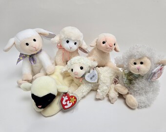 Ty Beanie Baby Lämmer - Ty Beanie Babies (6 inch) Vintage Mützen
