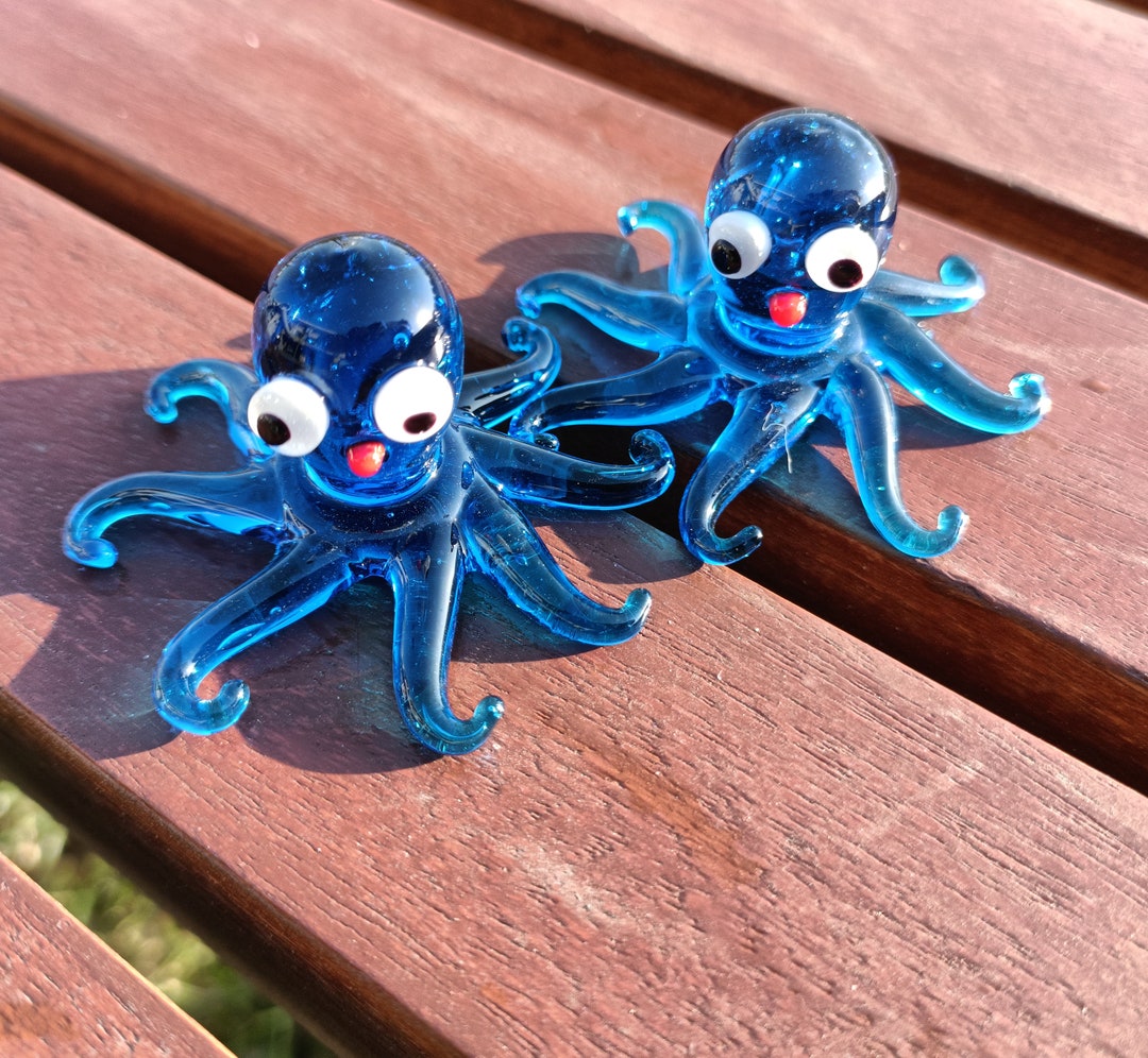 Art Glass Animal Figurines Octopus Handmade Glass Figurine Etsy art-glass-animal-figurines-octopus-handmade-glass-figurine-etsy