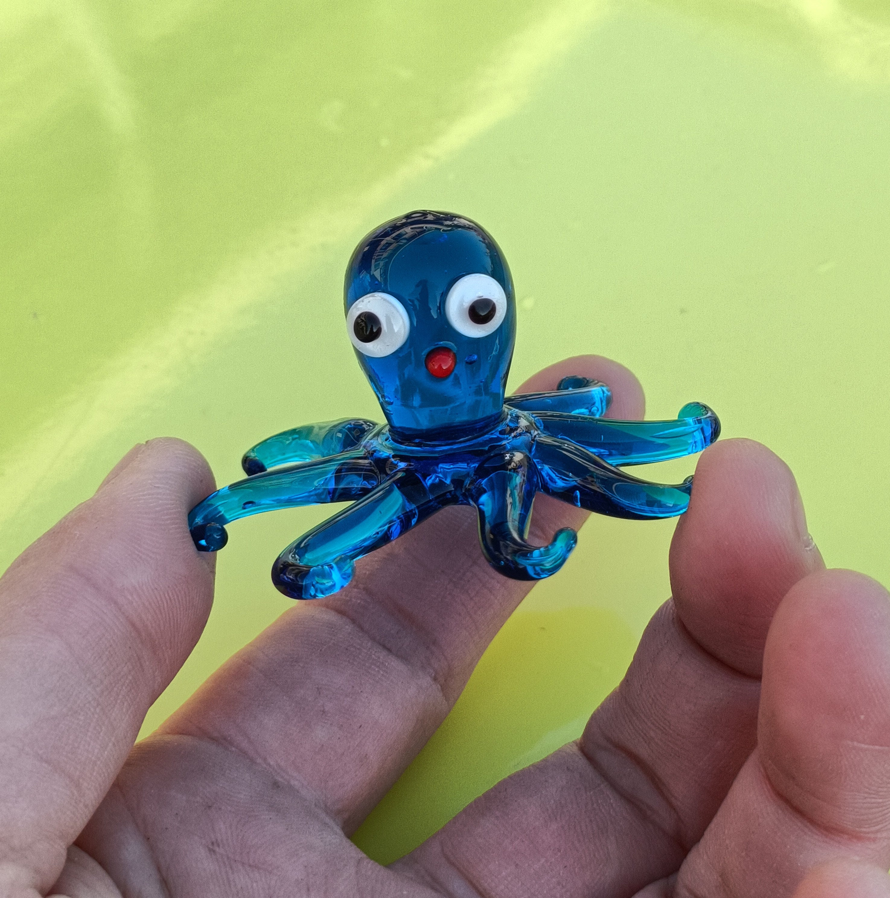 Art Glass Animal Figurines Octopus Handmade Glass Figurine Lampwork art-glass-animal-figurines-octopus-handmade-glass-figurine-lampwork
