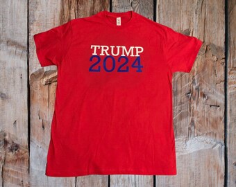 Trump 2024 Tee T-Shirt, Pro Trump Shirt, Pro America Shirt, Republican Shirt Republican Gifts, Patriotic Gifts, America Flag, President
