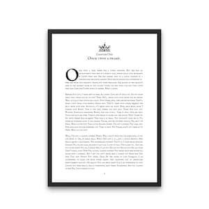 Shrek Story Book Print