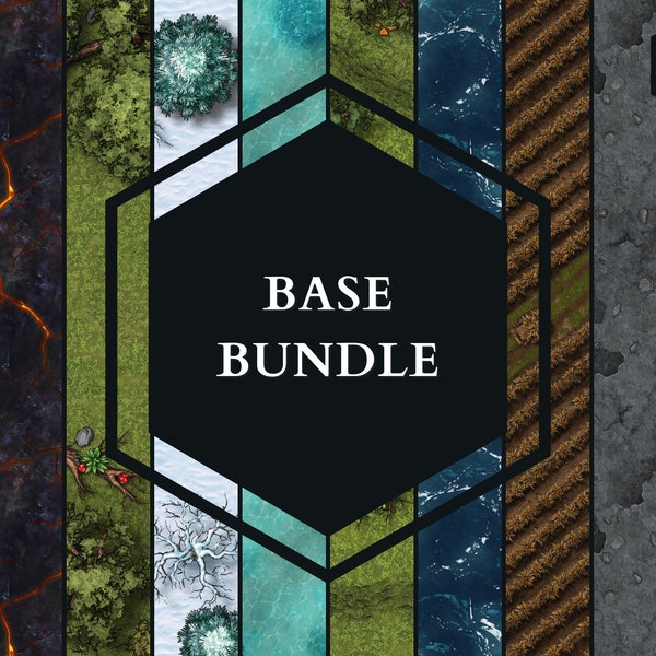 Base Map Bundle 2K, 15 Battle Maps, DnD Map, Dungeons and Dragons, Roll20, Foundry VTT, Fantasy Grounds, D&D Digital Map, Pathfinder