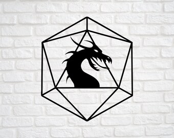 D20 svg, Camisa DnD, Mazmorras y dragones, D20 svg, D&D svg, Impresión