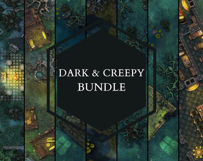 10 Gridless Horror Battle Maps | VTT Pack for Dnd, Pathfinder & Ttrpgs ...