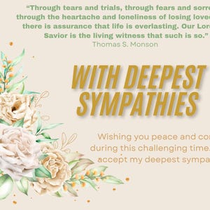 Cartes de condoléances SDJ
