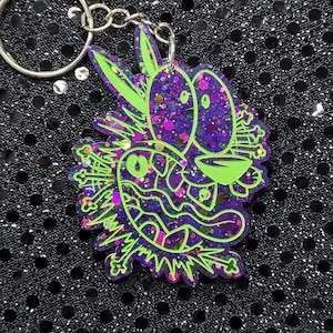 One Scared Dog Keychain | Courage The Cowardly Dog
