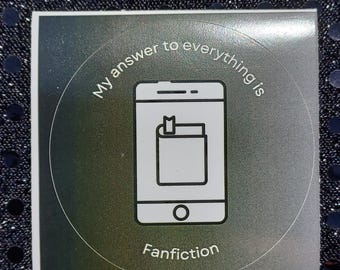 Fanfiction Sticker: 2" Round
