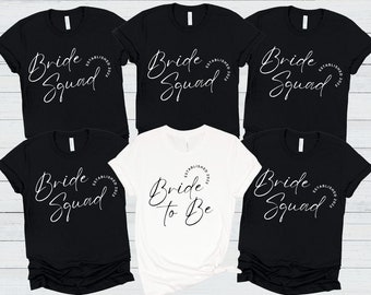 T-shirt for Bride Bridesmaid Shirt Bridal Party Shirts Bridesmaid Tee Bridesmaid Gift Clothing