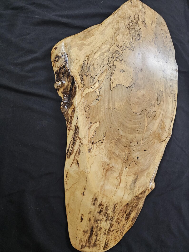Pattern Edge Timber Live Edge Spalted Maple Slab #208 - Etsy