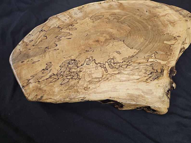 Pattern Edge Timber Live Edge Spalted Maple Slab #208 - Etsy