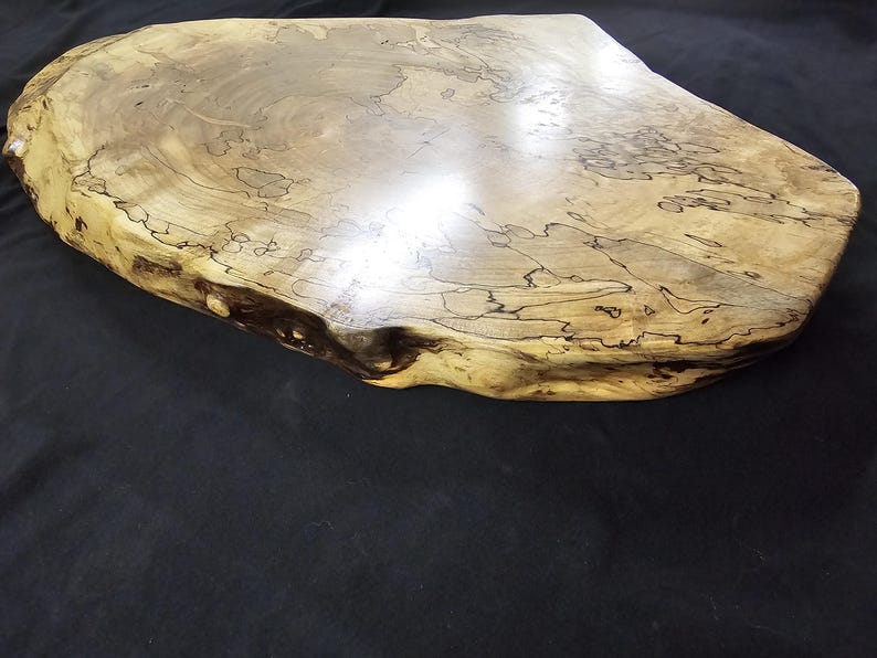 Pattern Edge Timber Live Edge Spalted Maple Slab #208 - Etsy