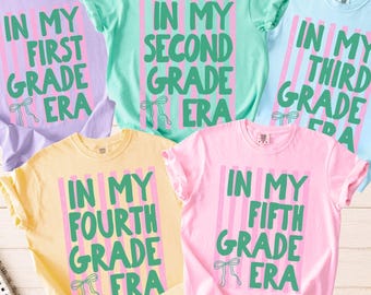 In My Era Back to School Shirt, Comfort Colors, Kids First Day of School Tshirt, Elementary Tee, Teacher Gift