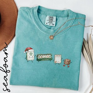 Christmas Mahjong Shirt, Funny Mahjong Lover Tee, Xmas Mahjong Player Gift, Holiday Comfort Colors Shirt, Mahjong Game Night Tee