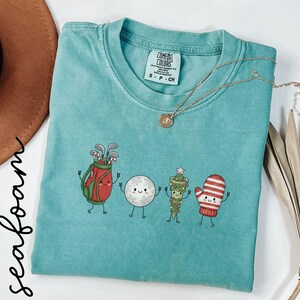 Christmas Golfer Shirt, Funny Golf Lover Tee, Xmas Golfer Gift, Holiday Comfort Colors Golf Shirt, Golf Dad Christmas Tee