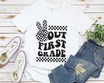 Last Day of 1st Grade Shirt, First Grade Graduation Tshirt, Teacher Shirt, Gift for Student, End of Year Tee, Student Shirt