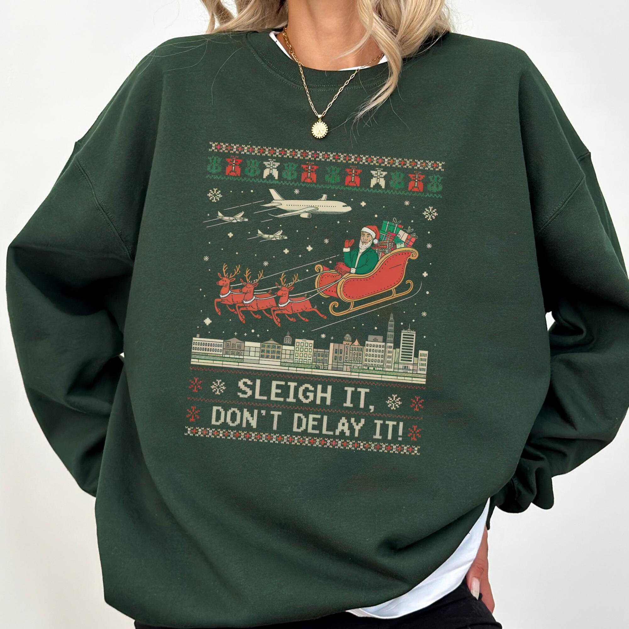 Avion RC Flying Pilot Sports Ugly Christmas Sweatshirt - Pull Noël Avion RC