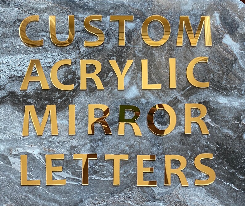 Letter R Mirror Custom Acrylic Mirror Letters, Wedding Decor, Cake Topper - Etsy