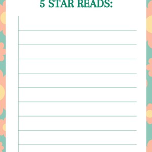 Digital Book Journal Template Etsy Digital Book Journal Template Etsy