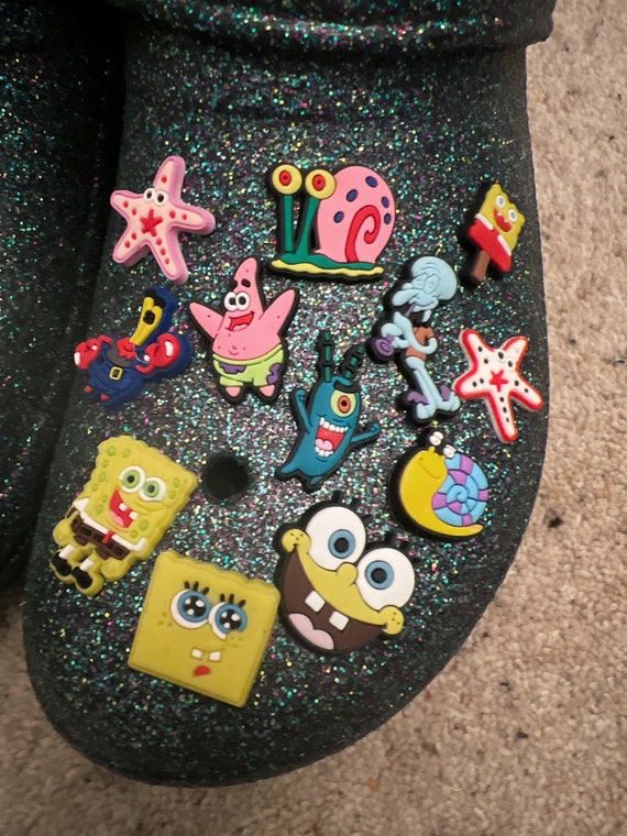 SPONGEBOB Crocs Jibbitz Pack of 10 Etsy Australia