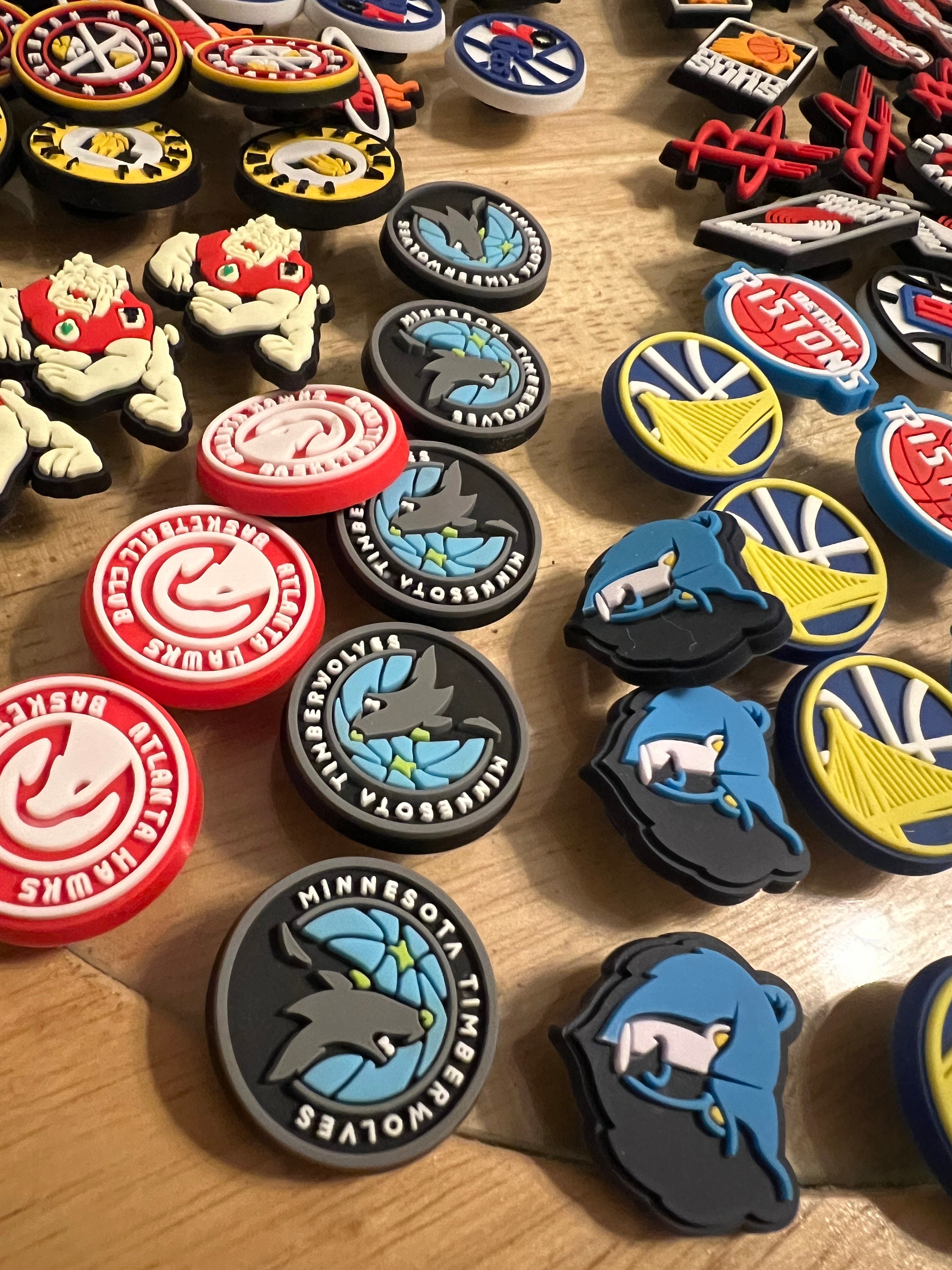 NBA Basketball Jibbitz 28 Available Etsy UK