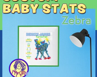 Birth Stat | Signature Art Print | Still Novel